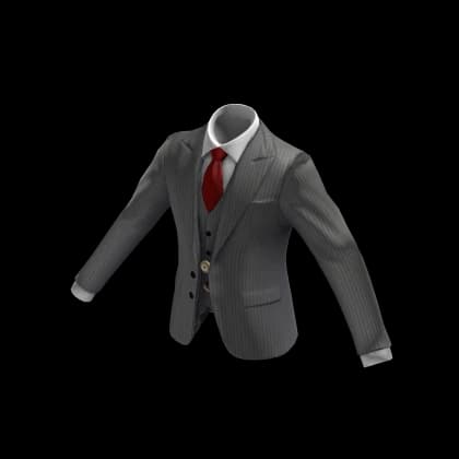 Grey pinstripe suit we made for NicoCatalog