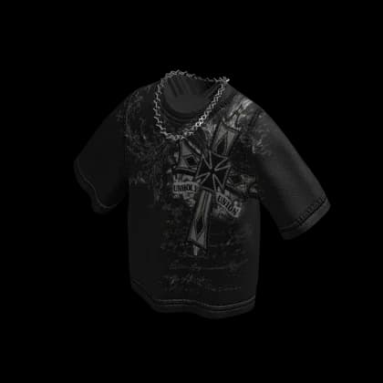 Grunge cross tee we made for ScouseGirl