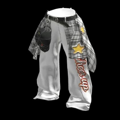 Plaid "Hook Up" Pants — Streetwear Pants UGC example