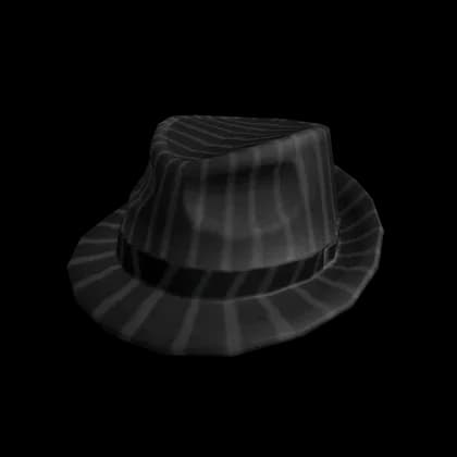 Pinstripe Mafia Fedora — Mafia & Formal Hat UGC example