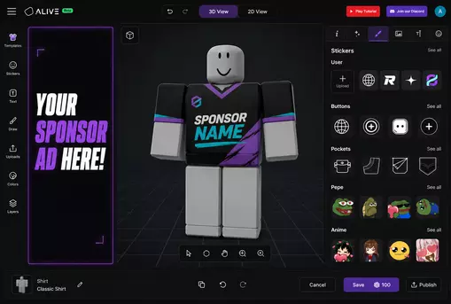 Sponsor placement in the editor workflow
