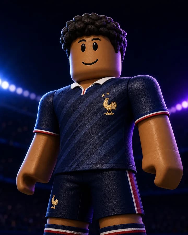 France Roblox World Cup jersey player