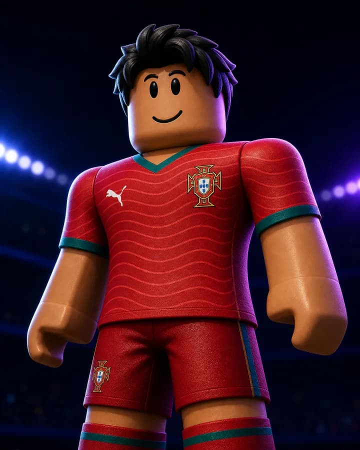 Portugal Roblox World Cup jersey player