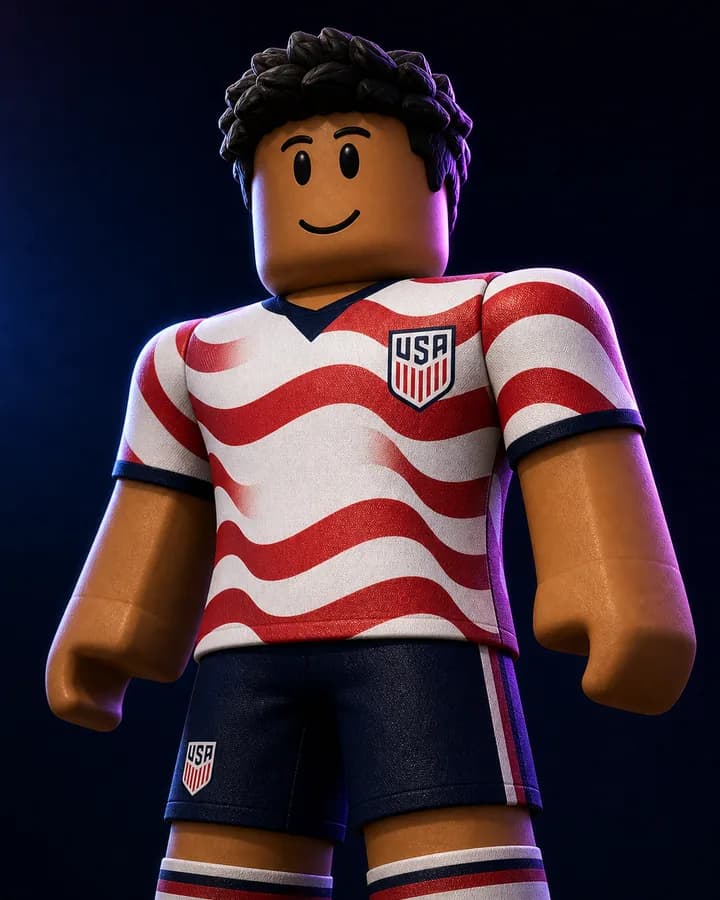 United States Roblox World Cup jersey player