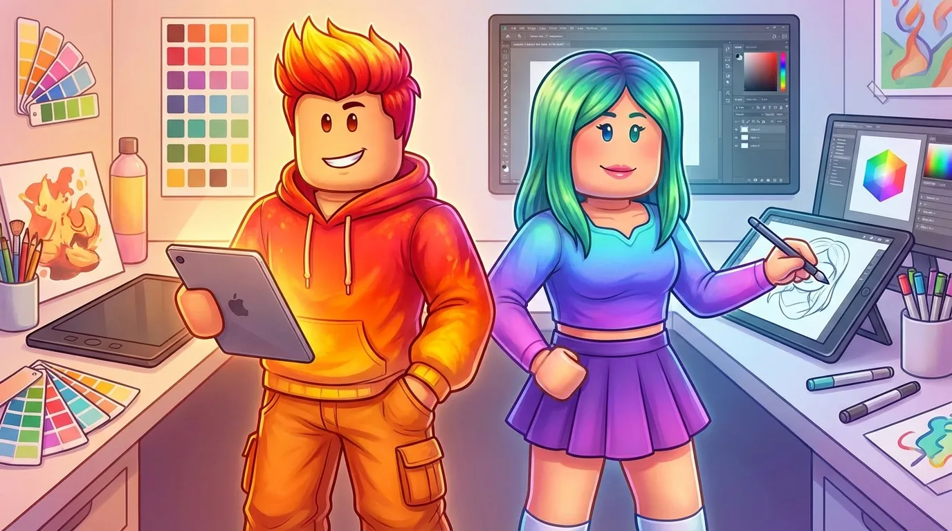 How to Use Color Palettes for Roblox Skins