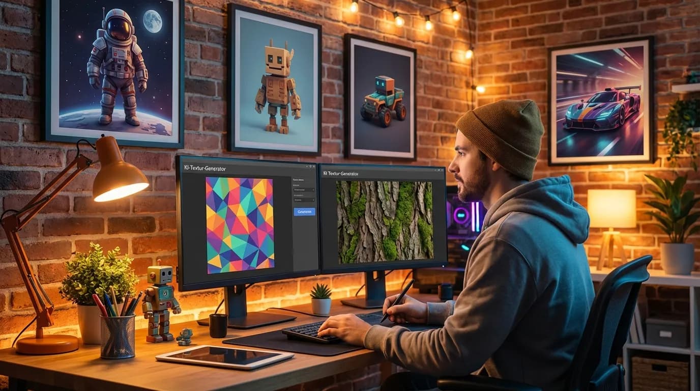 AI Texture Generators for Roblox Skin Design