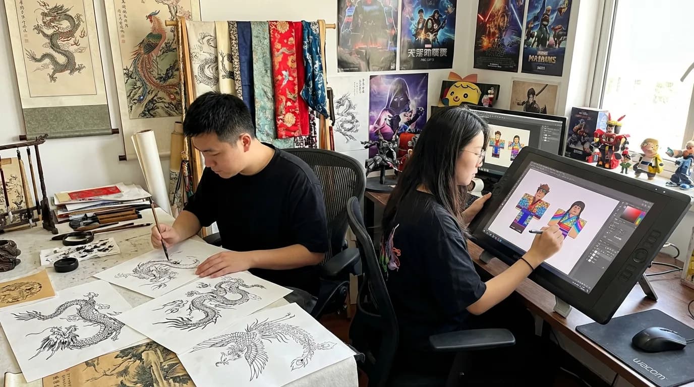 How to Design Chinese Fusion Skins for Roblox