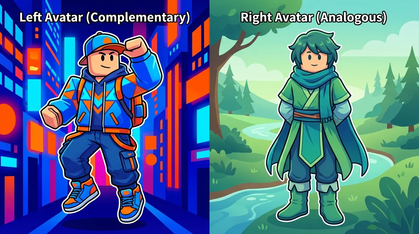 How to Use Color Theory in Roblox Fashion