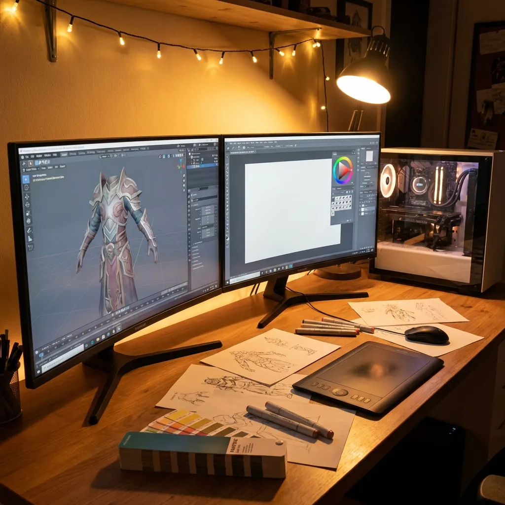 Abstract vs. Geometric Patterns for Game Skins